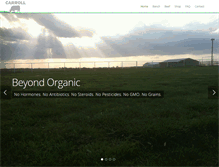 Tablet Screenshot of carrollbeef.com